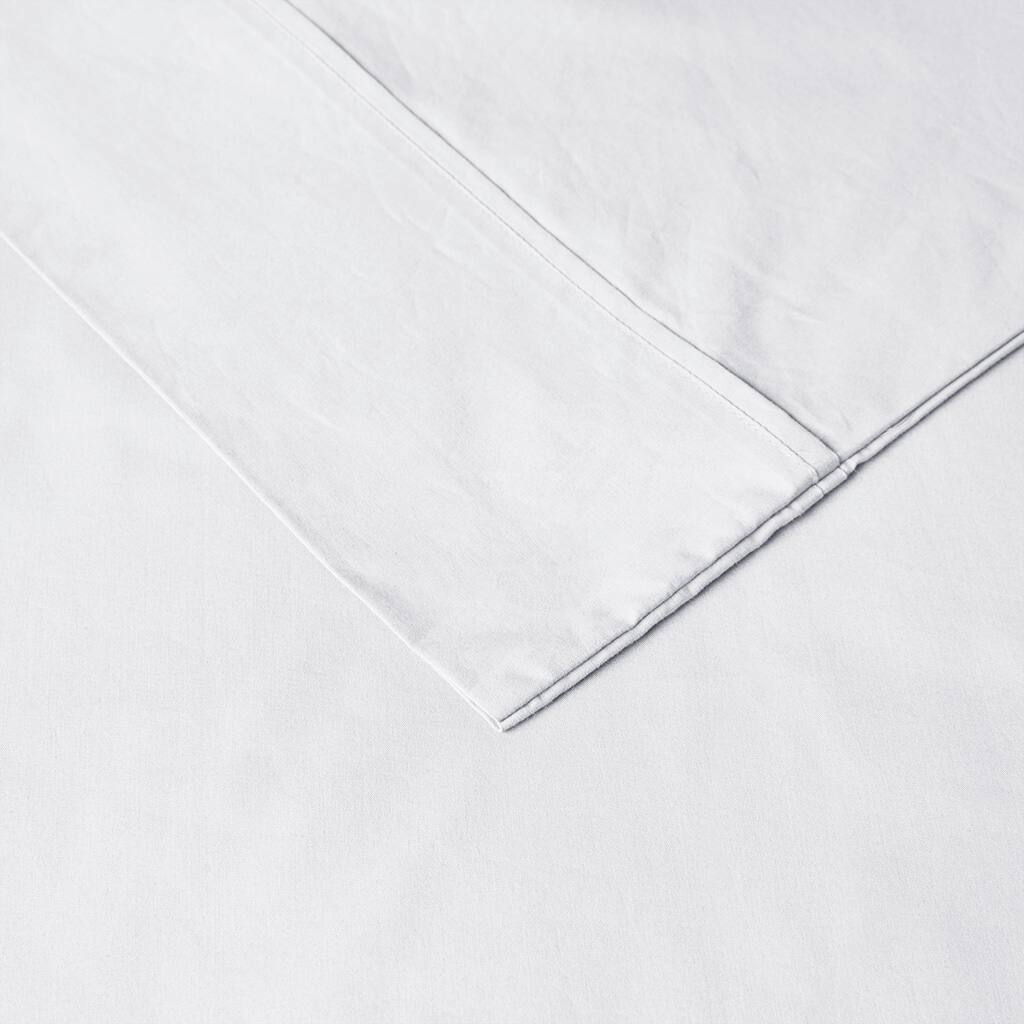 Alt View 5. Gracie Mills - Gracie Mills Clementine 200 Thread Count Year-Round Cotton Percale Sheet Set - White.