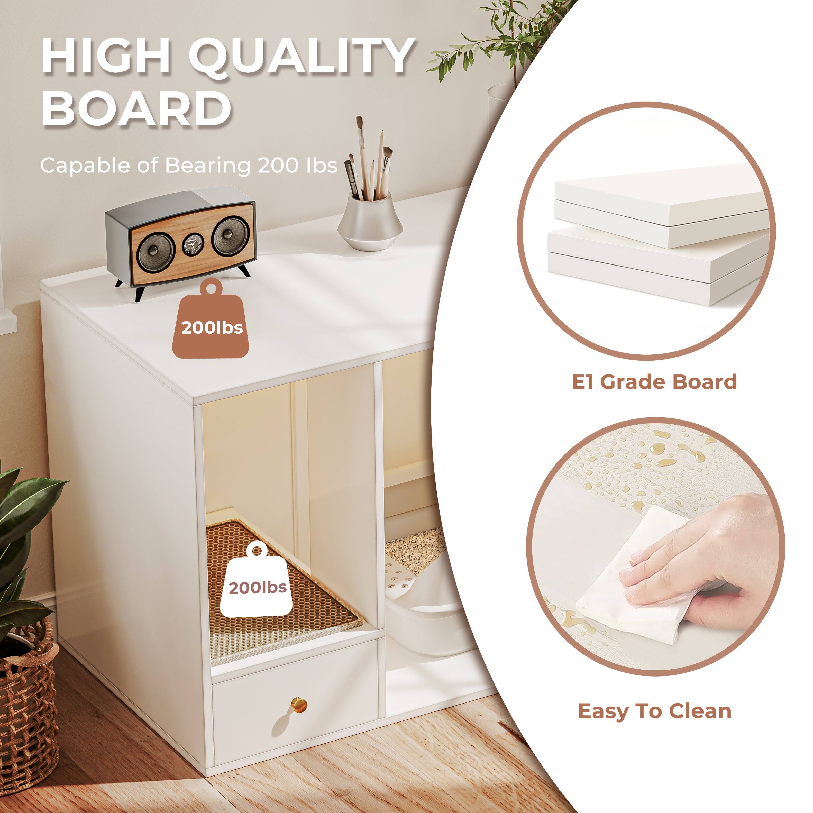 HIGH QUALITY BOARD

Capable of Bearing 200 lbs

E1 Grade Board

Easy To Clean