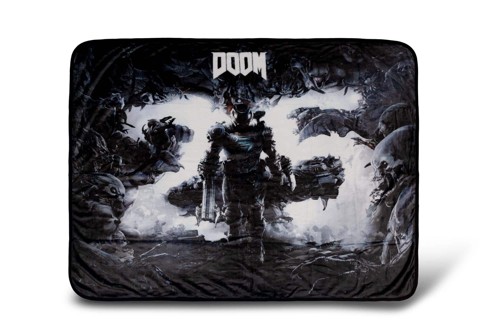 Just Funky - Doom Eternal Doomslayer 45x 60 Inch Fleece Throw Blanket - Gray price history on PriceWatchPro