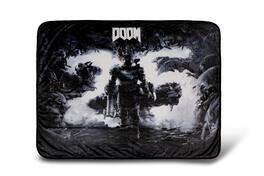 Just Funky - Doom Eternal Doomslayer 45x 60 Inch Fleece Throw Blanket - Gray