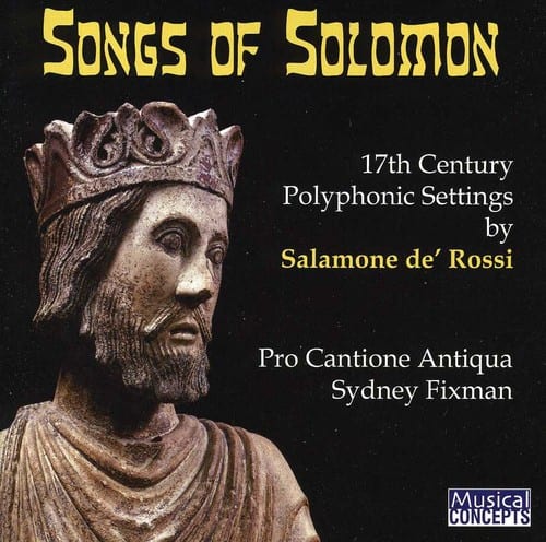 Sidney Fixman - Songs of Solomon   - COMPACT DISCS [CD] price history on PriceWatchPro