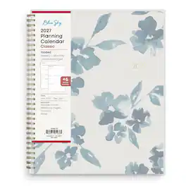 Blue Sky - 2027 Weekly & Monthly Planner Calendar, 8.5"x11", Bakah Blue