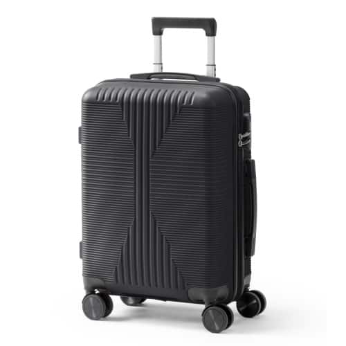 Winado - 20" Hardshell Carry On Luggage with Spinner Wheels Lightweight PP Hardside Small Suitcase with Built-in Lock - Black