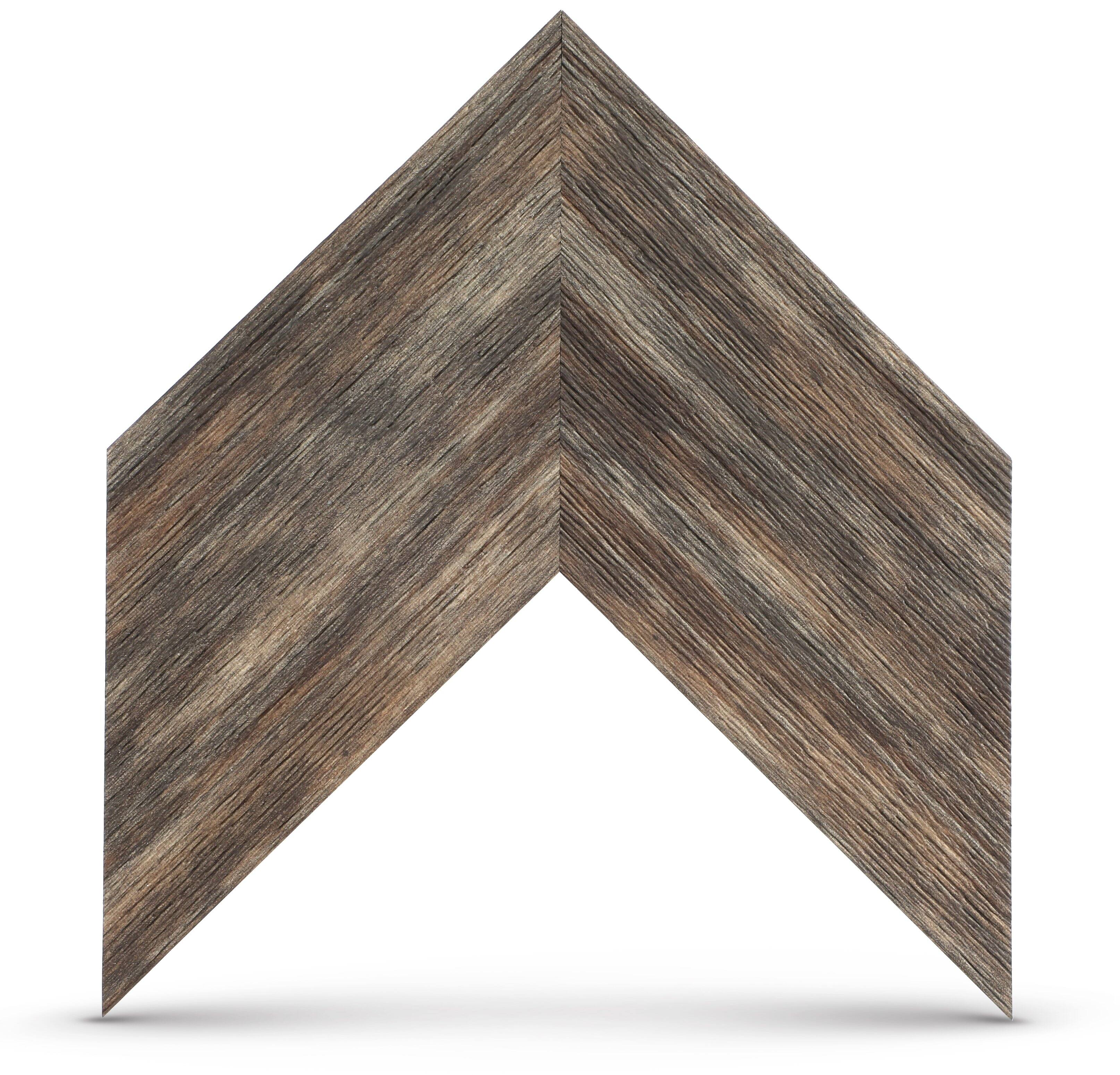 Alt View 11. Deco TV Frames - Premiere Bezel for Samsung the Frame TV - 50" - Distressed Barnwood.