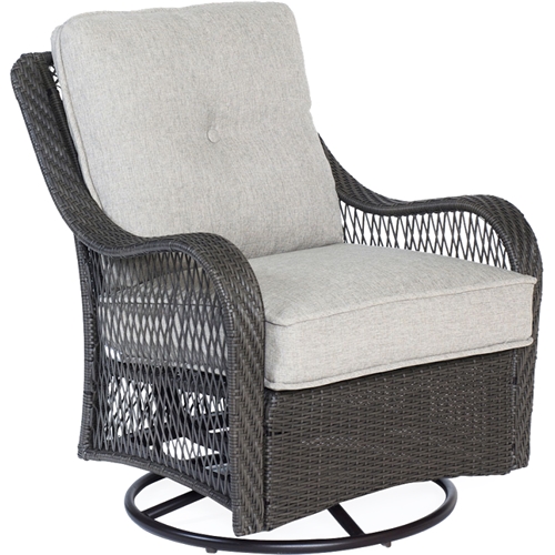 Best Buy: Hanover Orleans 4-Piece All-Weather Patio Set Gray/Silver ...