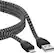 Front. Nomad - Apple MFi Certified 4.9' Lightning USB Charging Cable - Black.