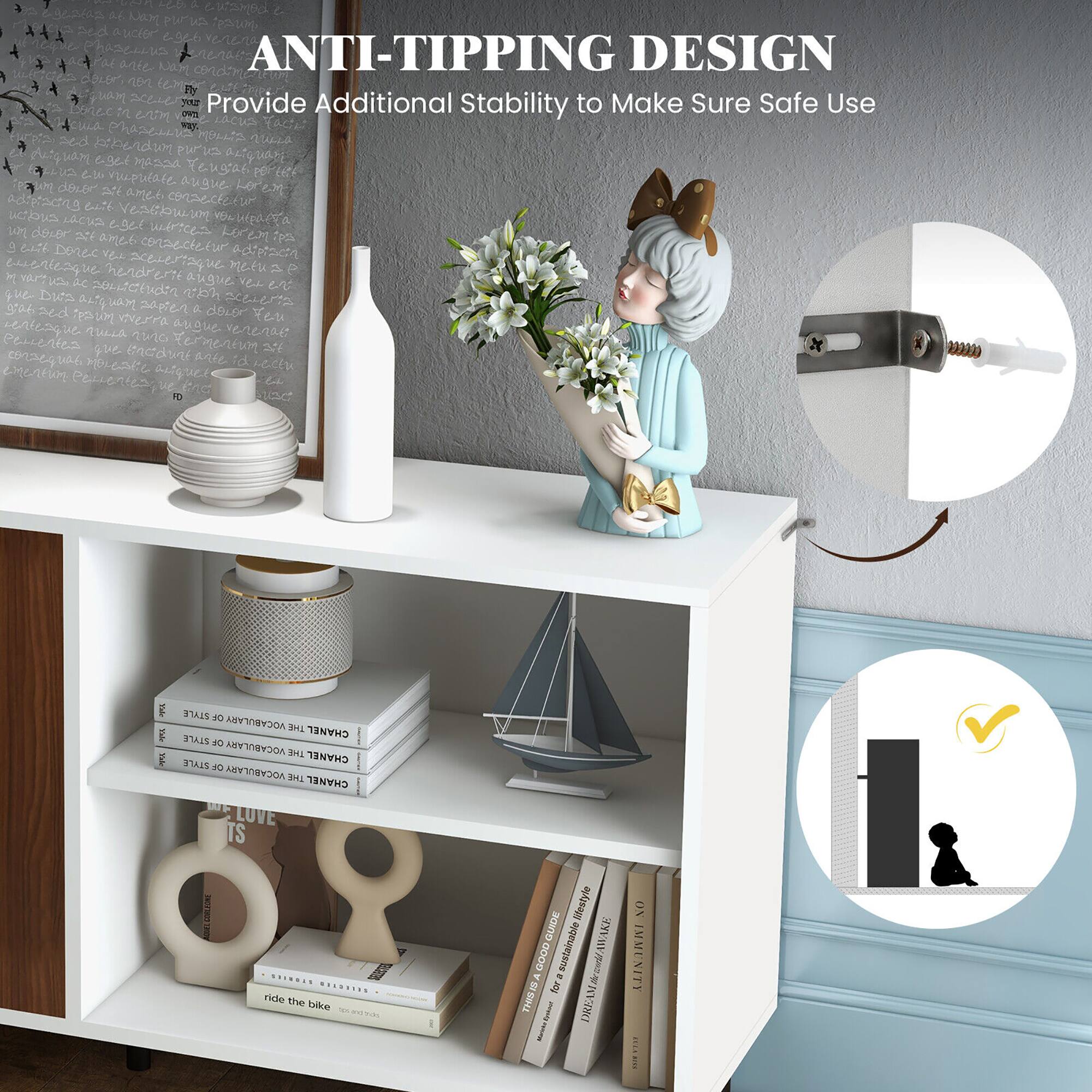 ANTI-TIPPING DESIGN  
Provide Additional Stability to Make Sure Safe Use

ANTI-TIPPING DESIGN  
Provide Additional Stability to Make Sure Safe Use