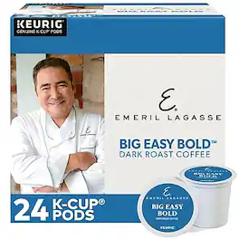 Emeril's - Big Easy Bold Coffee Keurig® K-Cup® Pods, Dark Roast, 24/Box (PB4137)