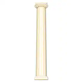 The Beistle Company - Jointed Column Pull-Down Cutout (Pack of 12) - Multicolor
