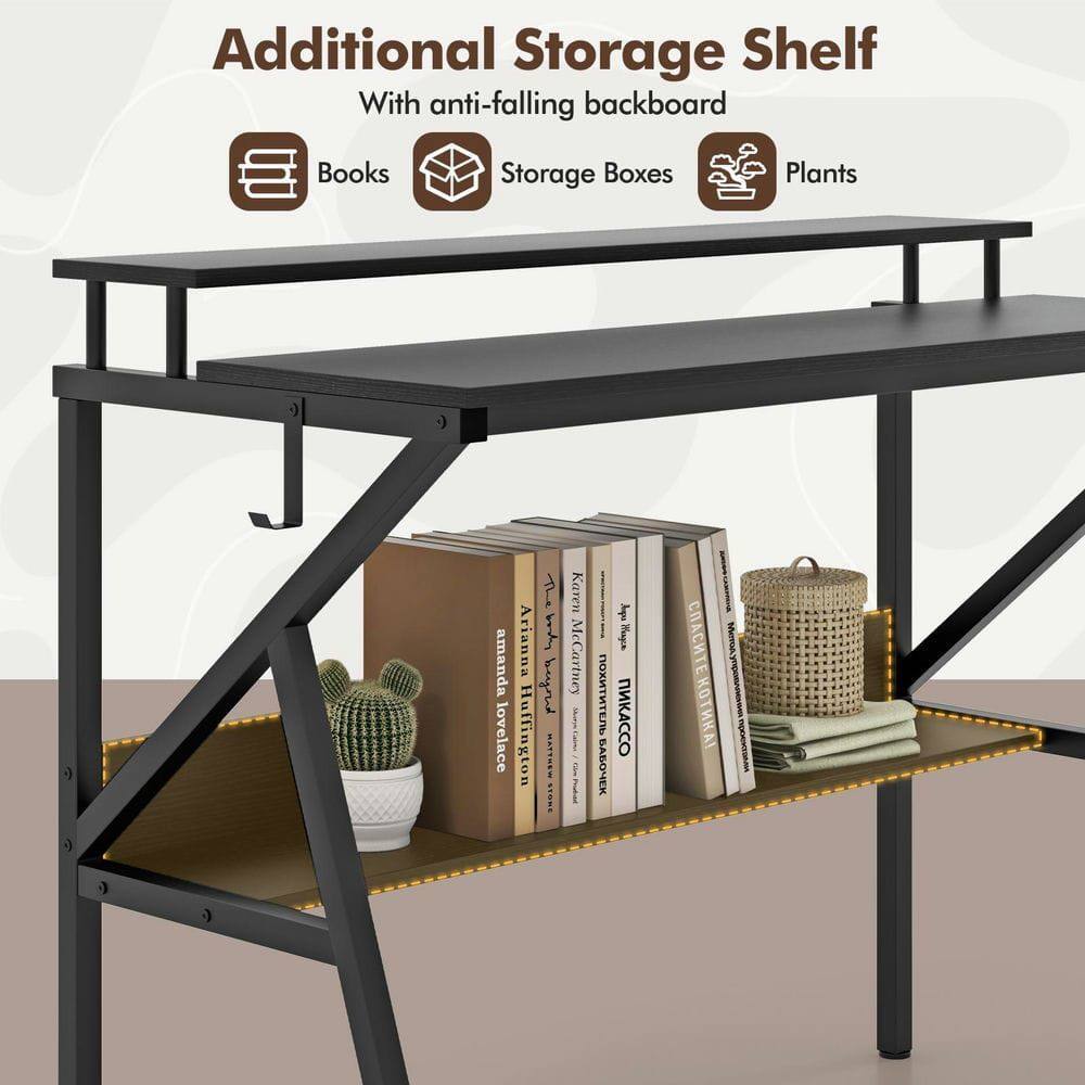 Additional Storage Shelf  
With anti-falling backboard  
Books  
Storage Boxes  
Plants  

Arianna Hyeg Moiny  
Amanda Lovelace  
Karen McCartney  
Huffington  
Mattusw Stone  
Aup Maga