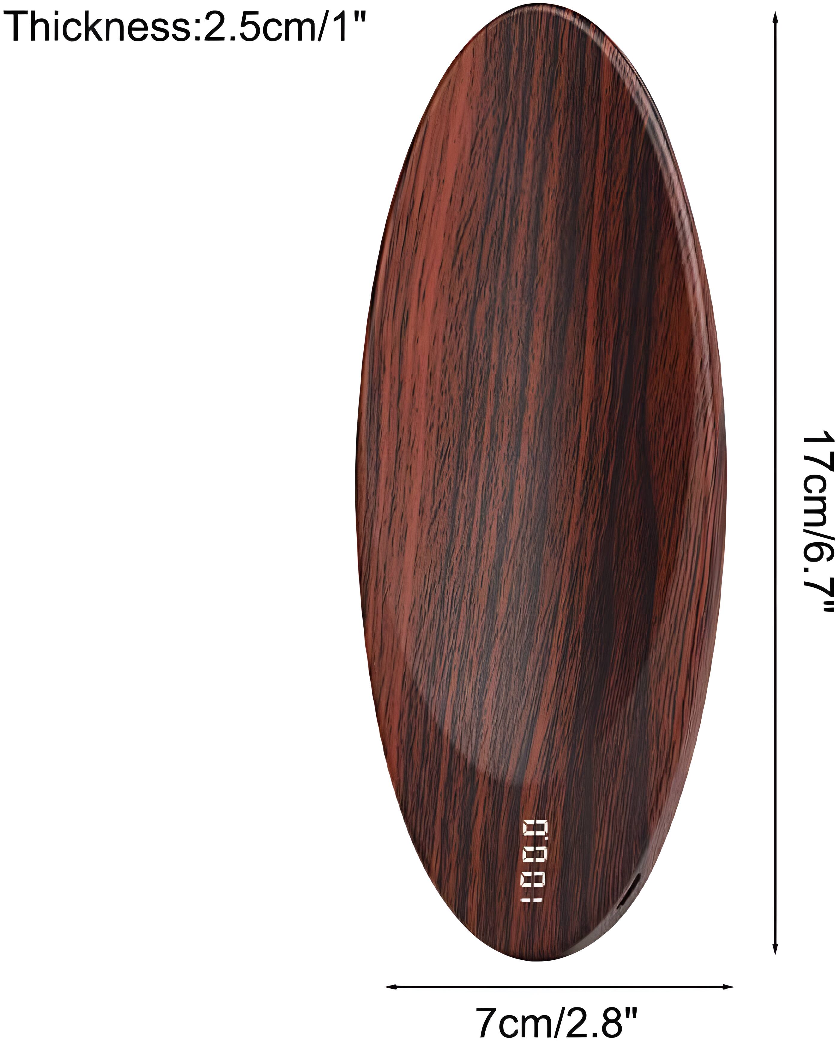 Thickness: 2.5cm/1"  
17cm/6.7"  
7cm/2.8"