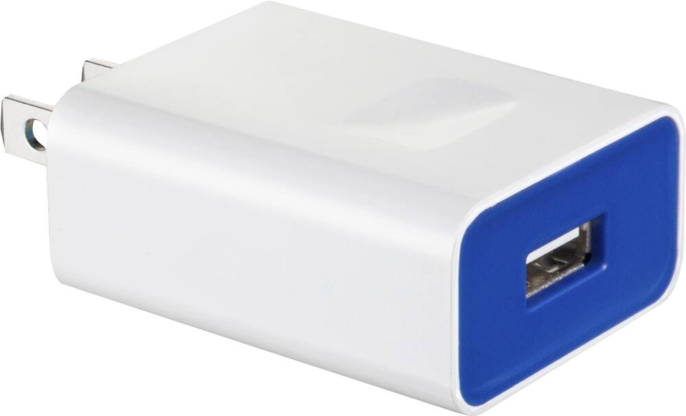 Front. Insignia™ - Wall Charger - Green/Blue.