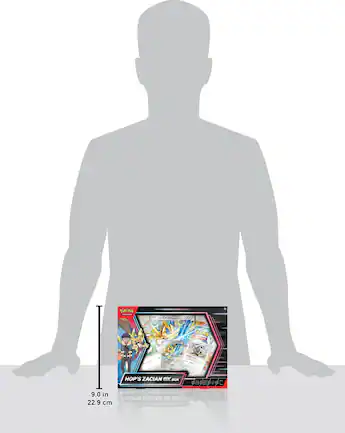 pokmon booster box dimensions cm TCG: Mega EvolutionPitch Black Bundle : Toys & Games PROTECTIVE FILM Hop's Zacian ex Pokemon Box