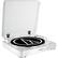 Front. Audio-Technica - Bluetooth Stereo Turntable - White.