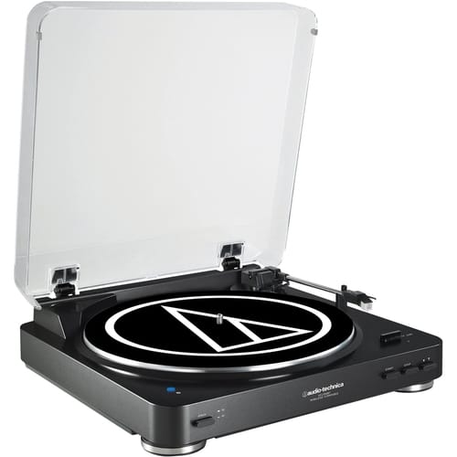 Audio-Technica - Bluetooth Stereo Turntable - Black - Larger Front
