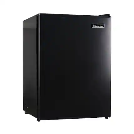 Front. Magic Chef - 2.4 Cu. Ft. Mini Fridge - Black.