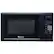 Front. Magic Chef - 1.1 Cu. Ft. Mid-Size Microwave - Black.