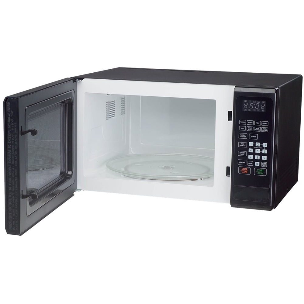 Magic Chef 1.1 Cu. Ft. Mid-Size Microwave Black MCM1110B - Best Buy
