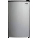 Magic Chef - 3.5 Cu. Ft. Mini Fridge - Silver - Front_Standard