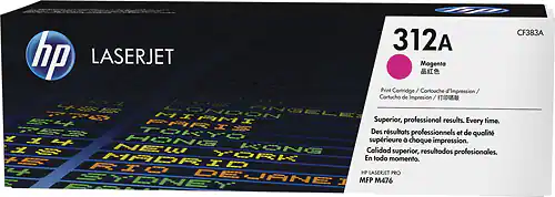Front. HP - 312A Toner Cartridge - Magenta.