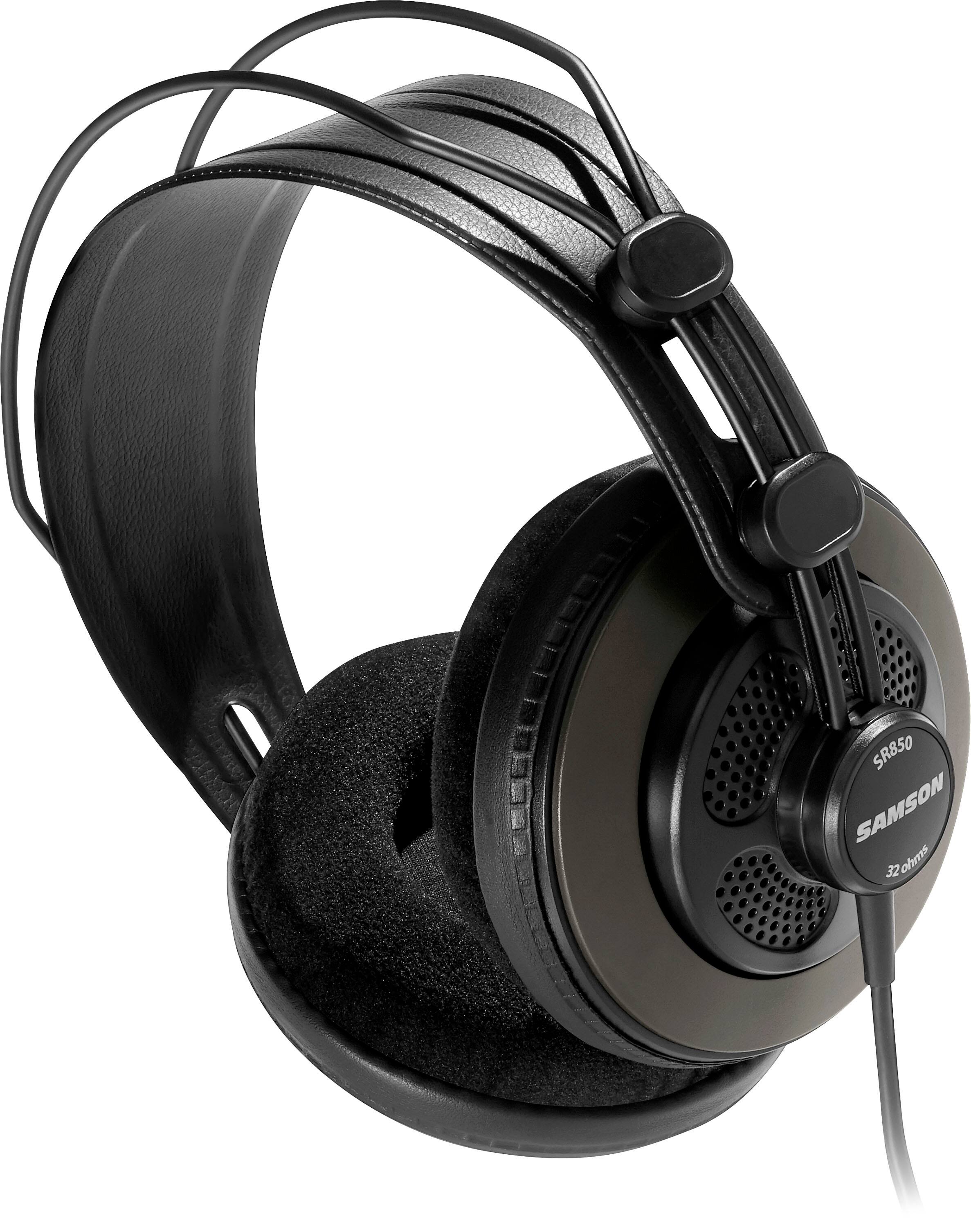 Alt View 12. Samson - SR850 Professional Studio Reference Headphones - Black.