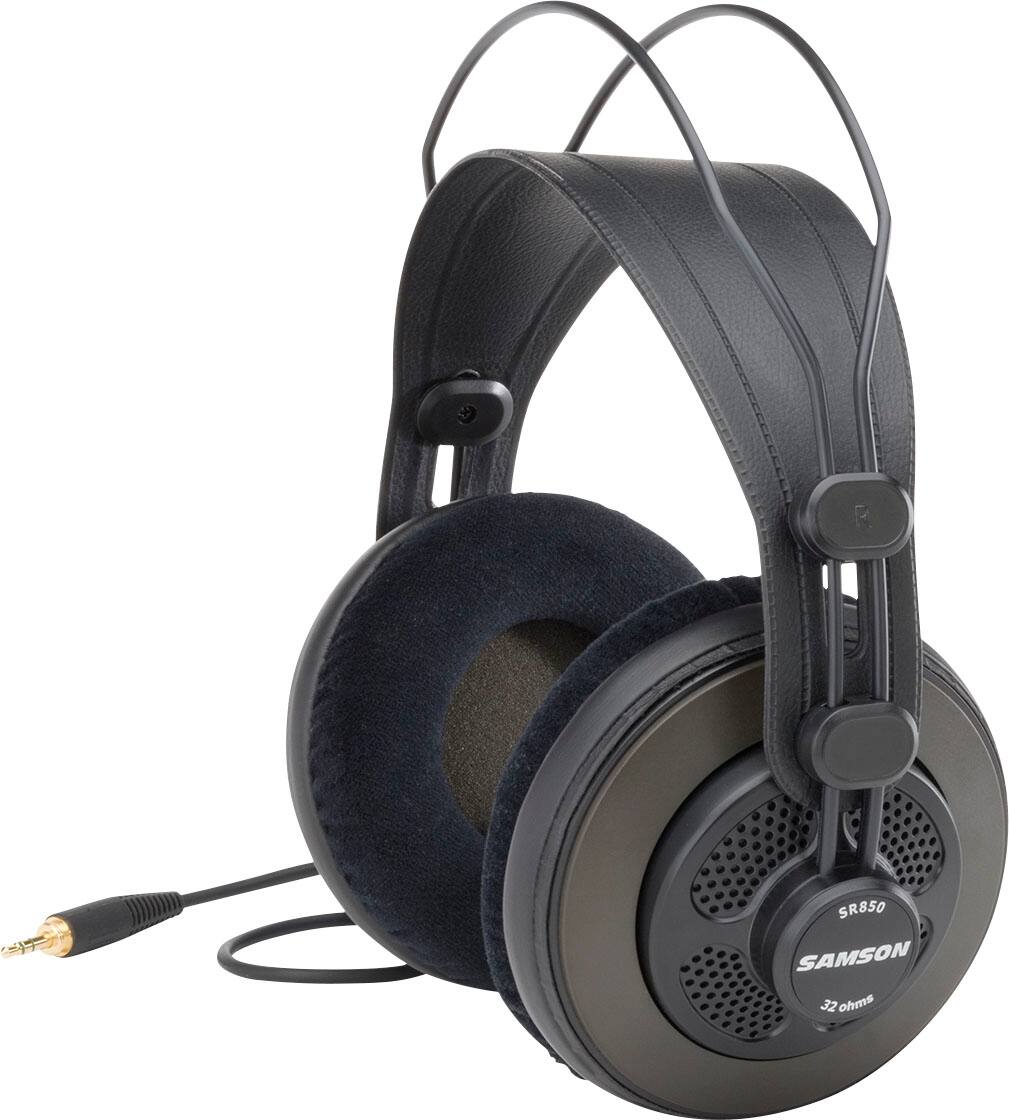 Alt View 15. Samson - SR850 Professional Studio Reference Headphones - Black.
