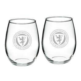 Jardine - St. Olaf Oles 21oz. 2-Piece Stemless Wine Glass Set - Multicolor