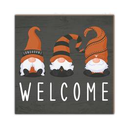 Fan Creations - Texas Longhorns 10'' x 10'' Welcome Gnomes Sign - Multicolor