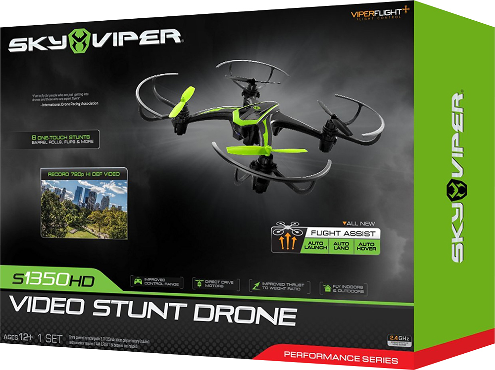 undskyld Kollega manuskript Best Buy: Sky Viper Video Stunt Drone Green/Black 01646