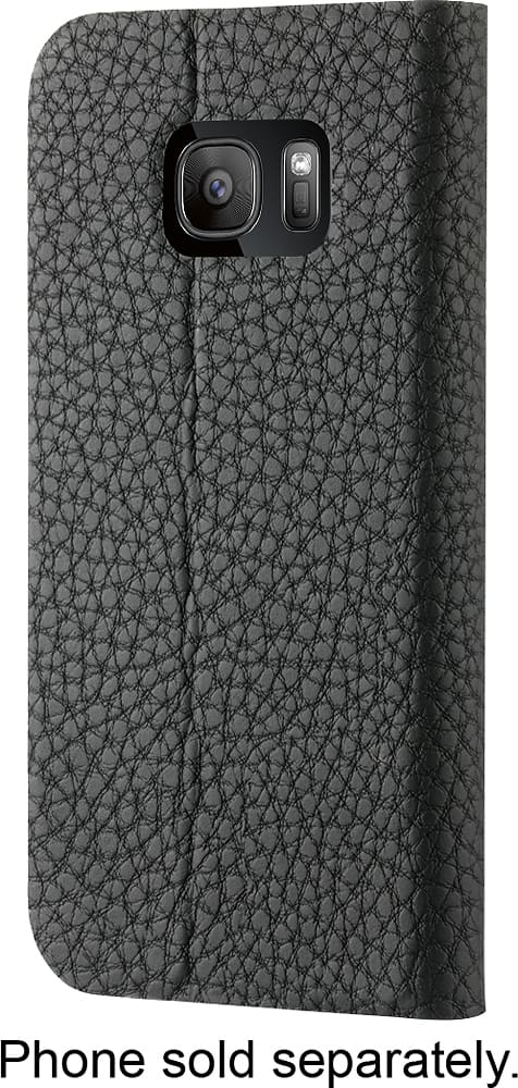 Front. Platinum - Hard Shell Back Cover for Samsung Galaxy S7 - Black.