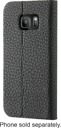 Front. Platinum - Hard Shell Back Cover for Samsung Galaxy S7 - Black.