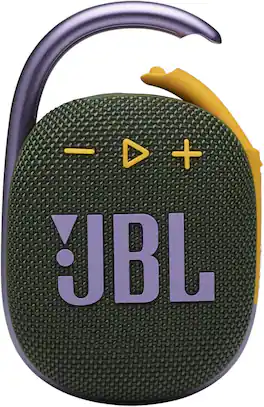 JBL - Clip 4, Green - Portable Bluetooth 5.1 Speaker - Up to 10 Hours of Play Includes Noise & Echo-Canceling Speakerphone