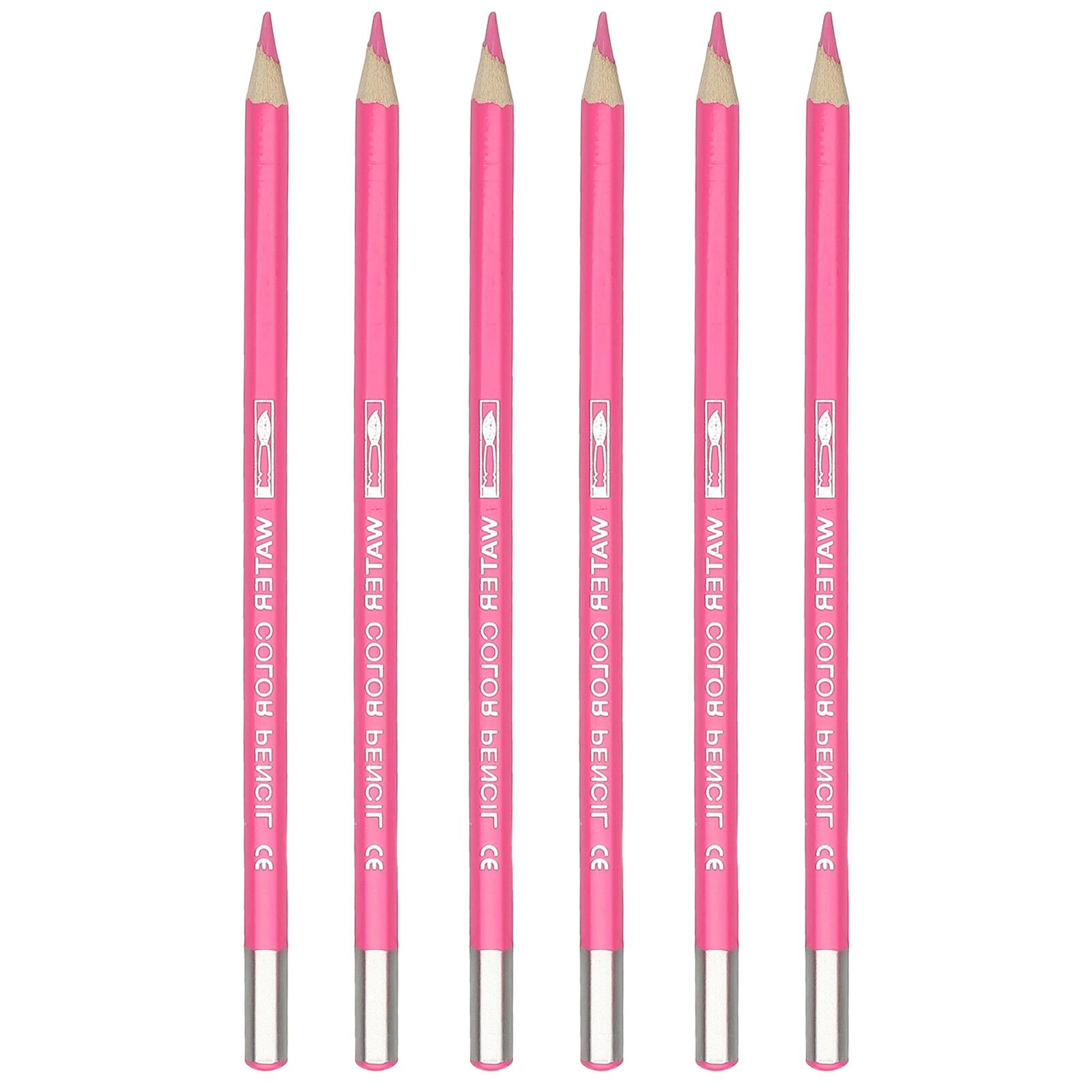 Unique Bargains - Watercolor Pencil, 6Pcs Water Soluble Pencils for Blending, Coloring, Sketch Drawing, Painting - Pale Pink price history on PriceWatchPro