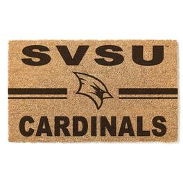 Jardine - Saginaw Valley State Cardinals 18" x 30" Team Logo Doormat - Brown