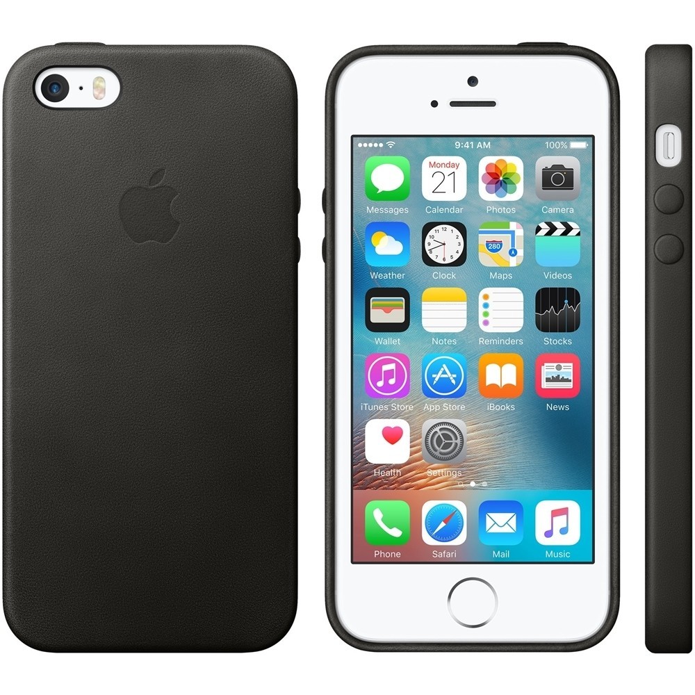 grillen Azijn waarde Best Buy: Apple Back Cover for iPhone 5, 5s and SE Black MMHH2ZM/A