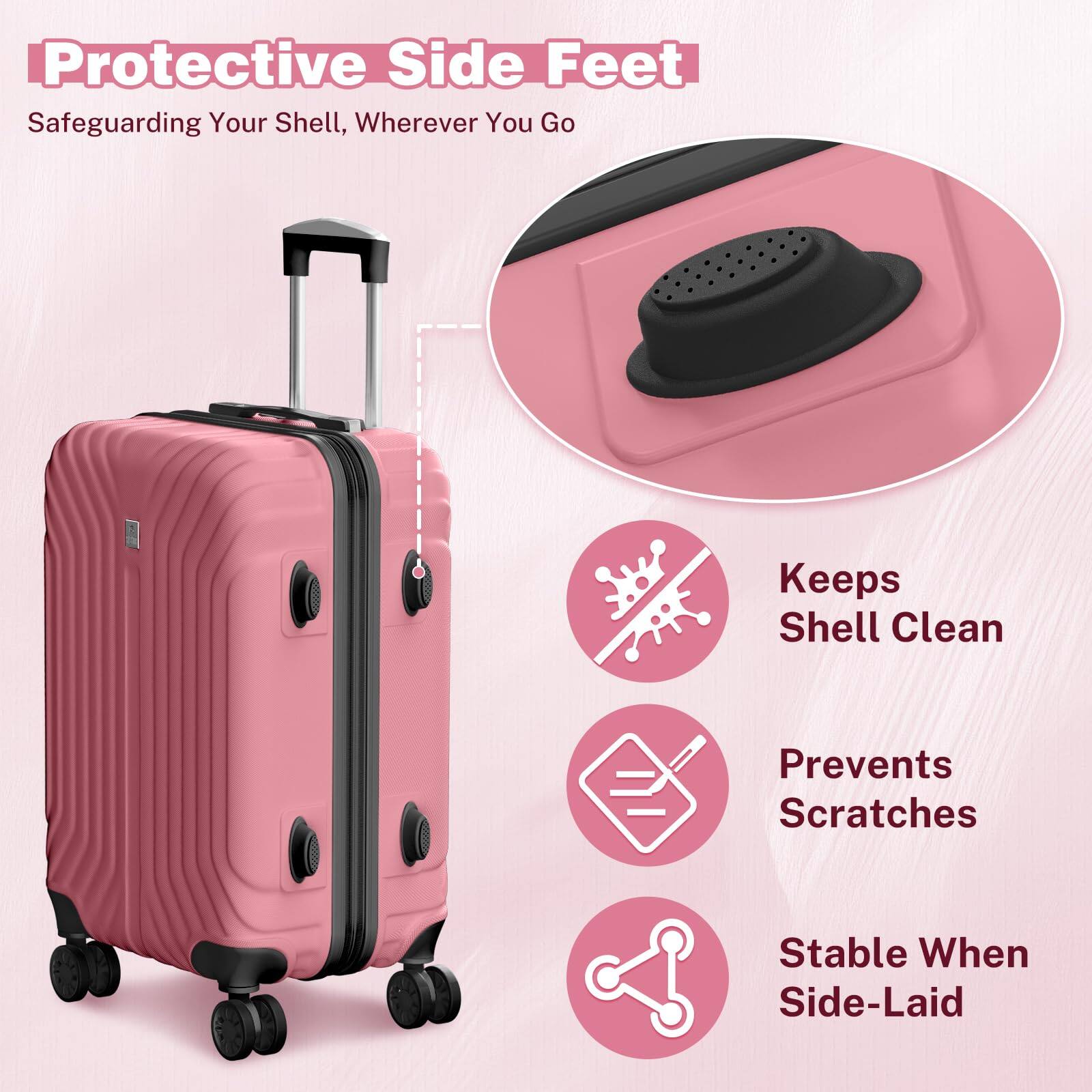 Protective Side Feet  
Safeguarding Your Shell, Wherever You Go  

- Keeps Shell Clean  
- Prevents Scratches  
- Stable When Side-Laid