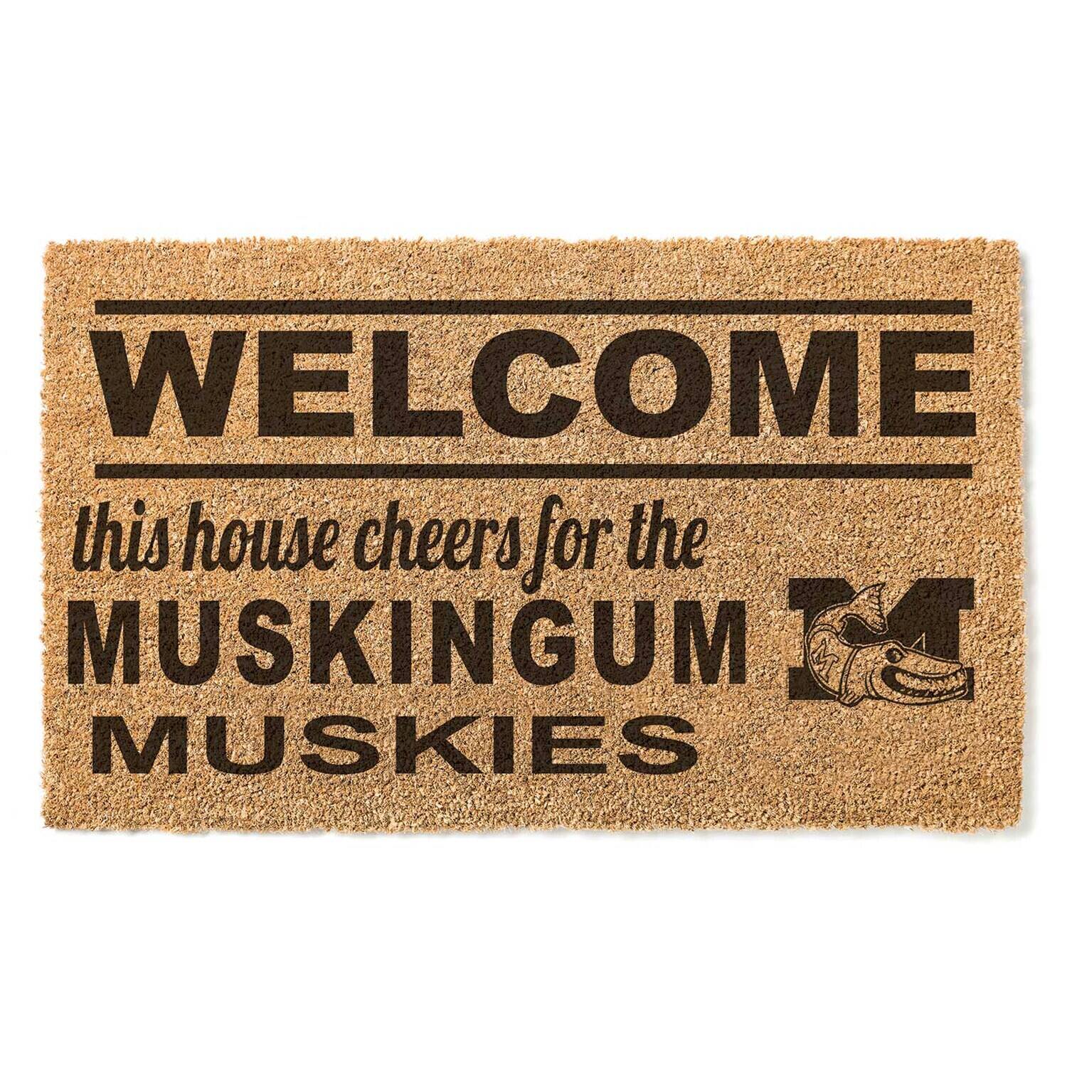 Muskingum Muskies 18" x 30" Welcome Doormat