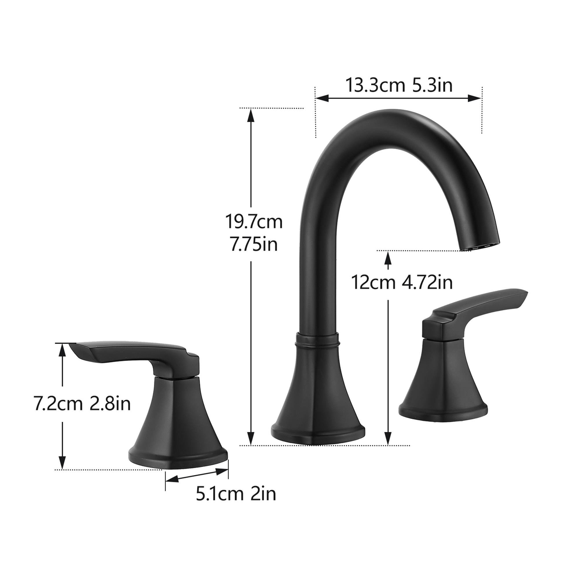 13.3cm 5.3in  
19.7cm 7.75in  
12cm 4.72in  
7.2cm 2.8in  
5.1cm 2in