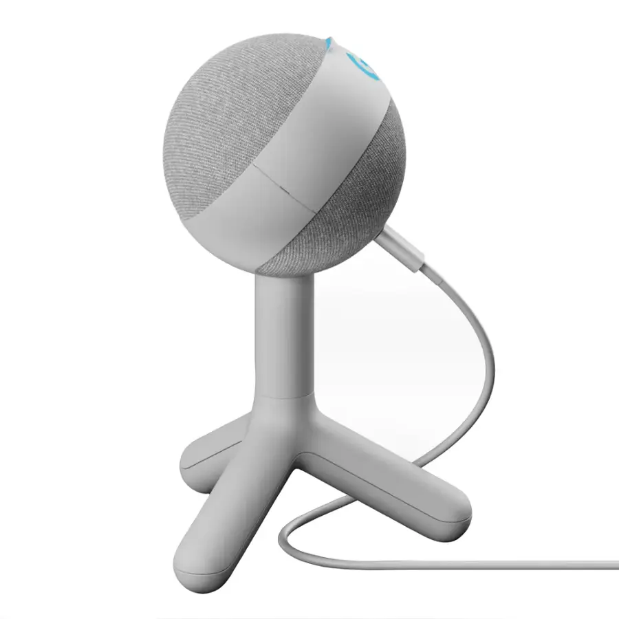 Alt View 16. Logitech - Yeti Orb Wired Cardioid Condenser Gaming Microphone with LIGHTSYNC RGB Lights - White.