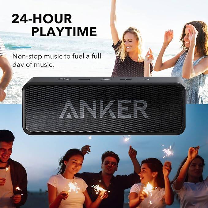 24-HOUR PLAYTIME  
Non-stop music to fuel a full day of music.  
ANKER