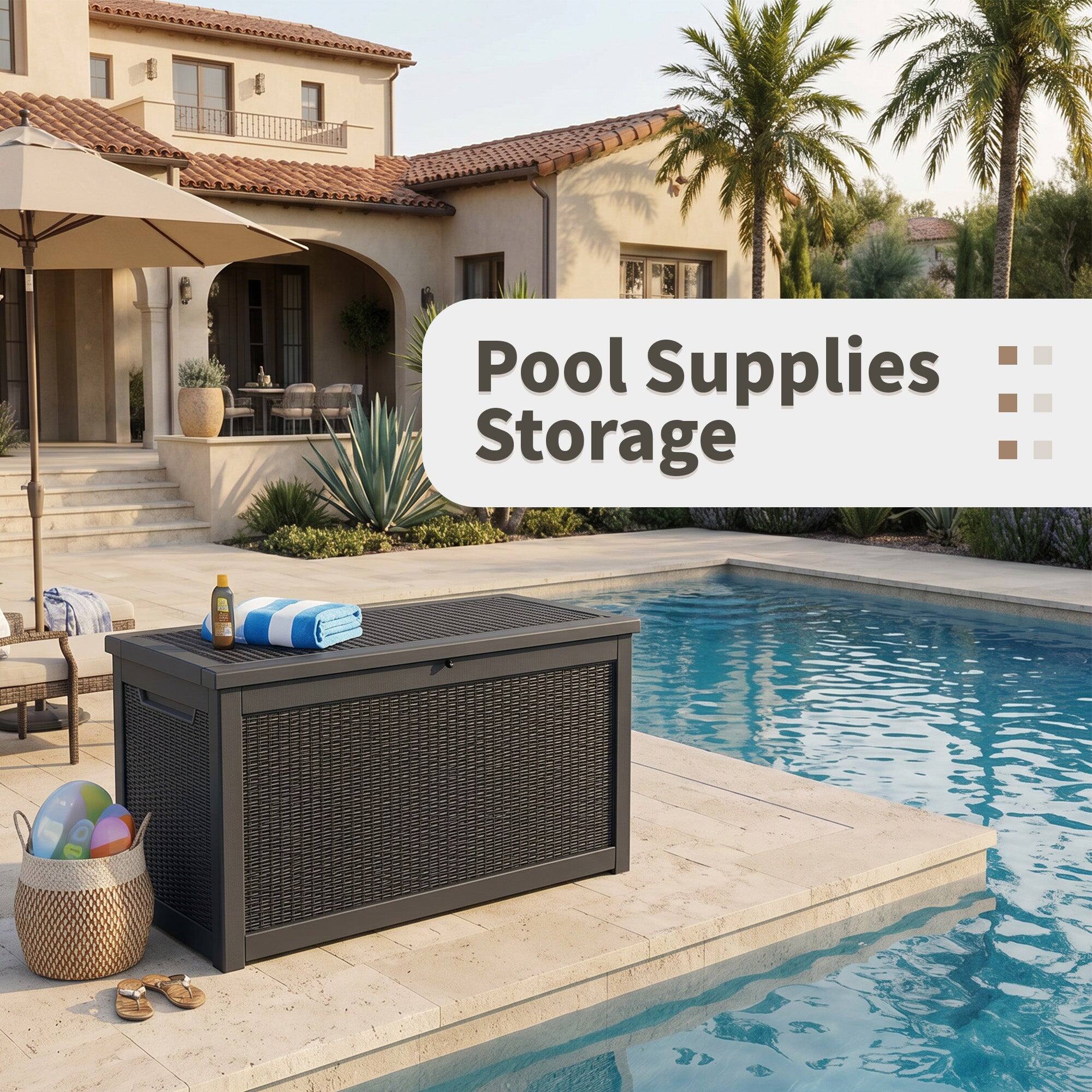 Pool Supplies Storage