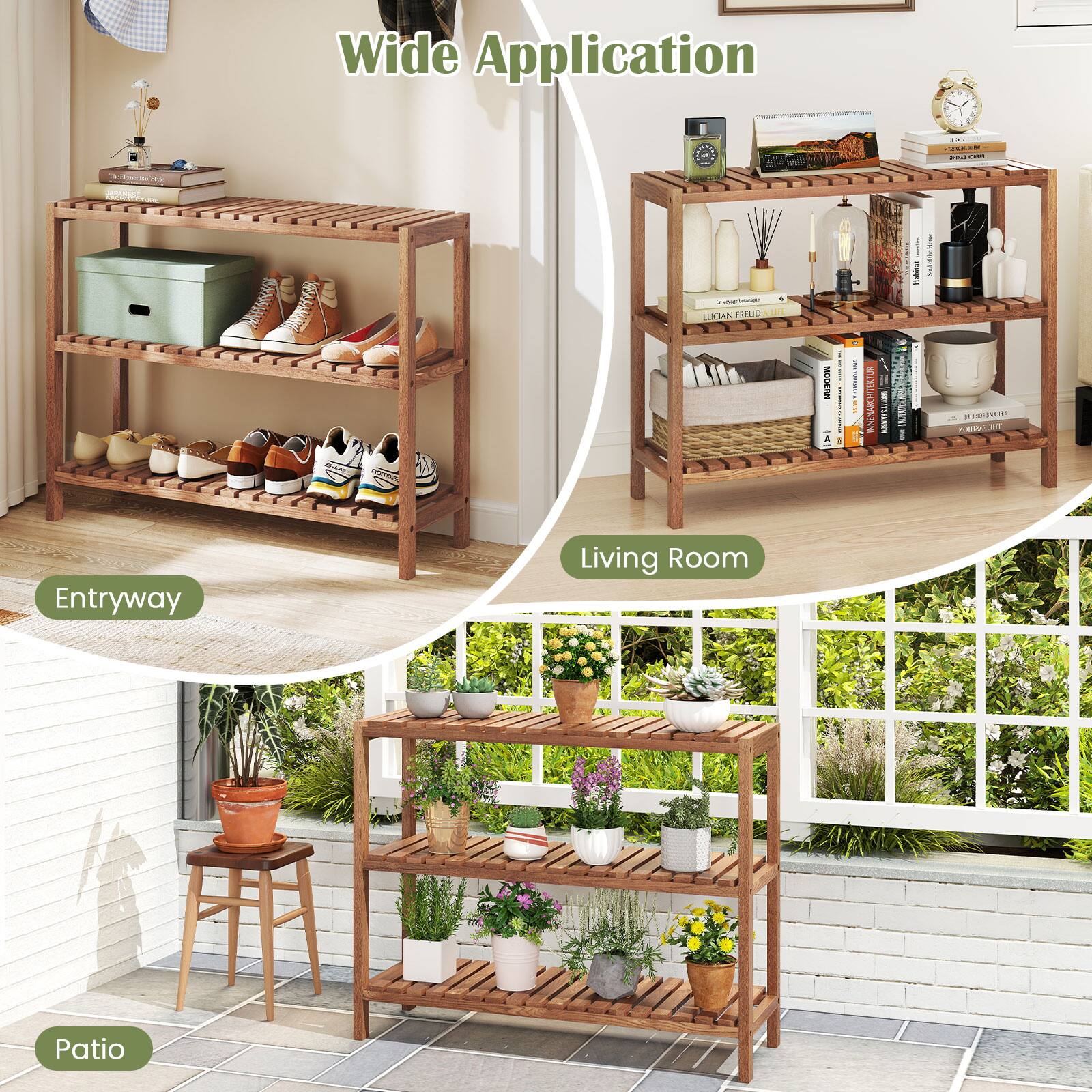 Wide Application

- Entryway
- Living Room
- Patio