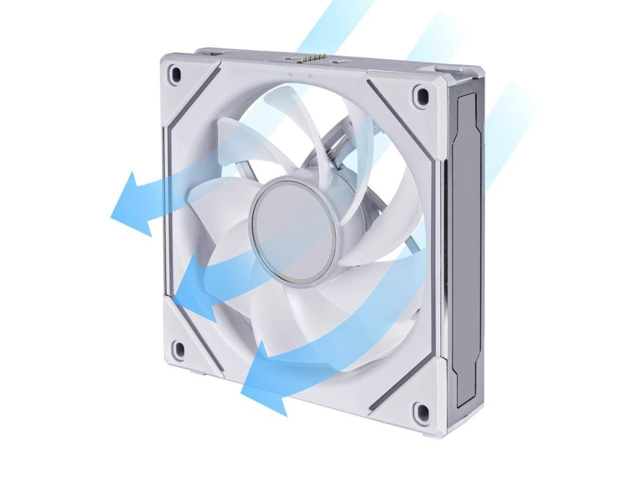 10個セット Lianli UNI FAN SL-INFINITY 120 白 Lian Li UNI FAN SL INFINITY 120 RGB REVERSE BLADE VERSION UF