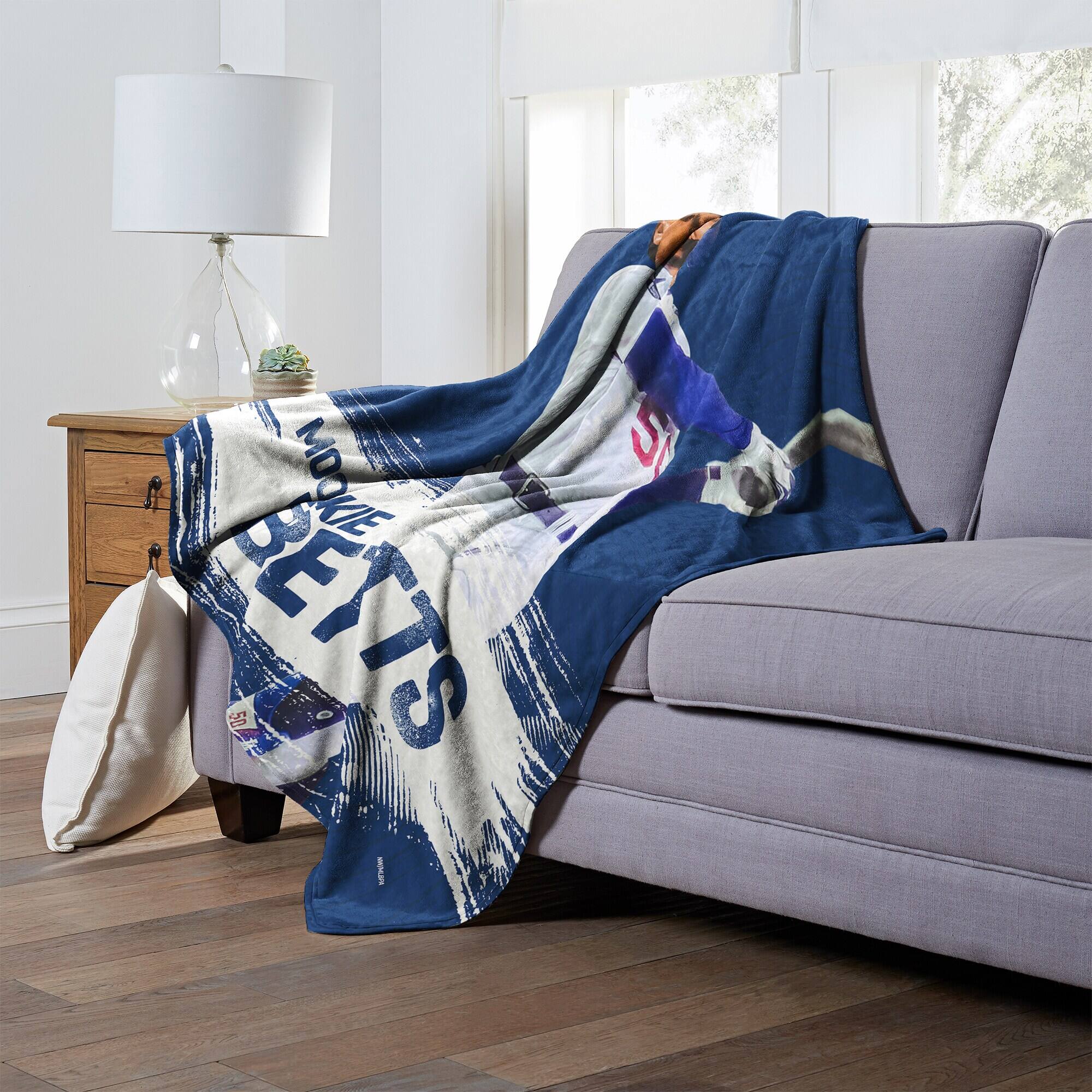 Alt View 2. Northwest - Mookie Betts Los Angeles Dodgers 50" x 60" Silk Touch Throw Blanket - Multicolor.