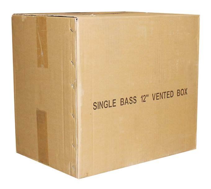 SINGLE BASS 12" VENTED BOX