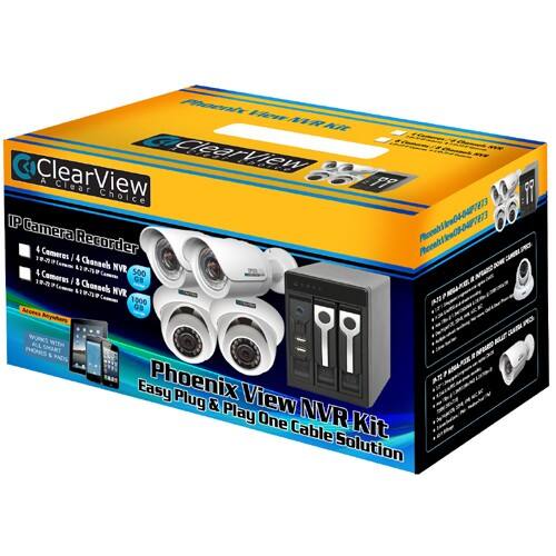 Best Buy ClearView Phoenix View Surveillance 4Channel, 4Camera