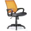 LumiSource - Lumisource Officer Office Chair in Tangerine - Tan - Larger Front