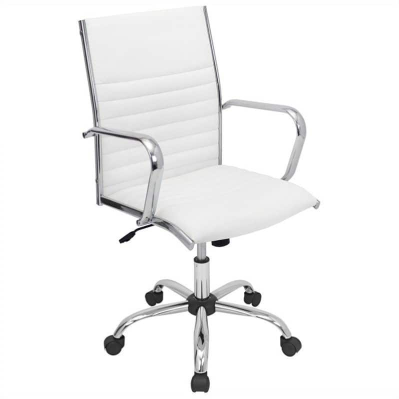 Customer Reviews: LumiSource Master Office Chair in White OFC-AC-MSTR W ...