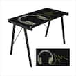 LumiSource - Lumisource Headphone Graphic Top Exponent Desk in Black - Black - Larger Front