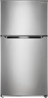 Insignia™ - 21 Cu. Ft. Top-Freezer Refrigerator - Stainless steel - Front_Zoom